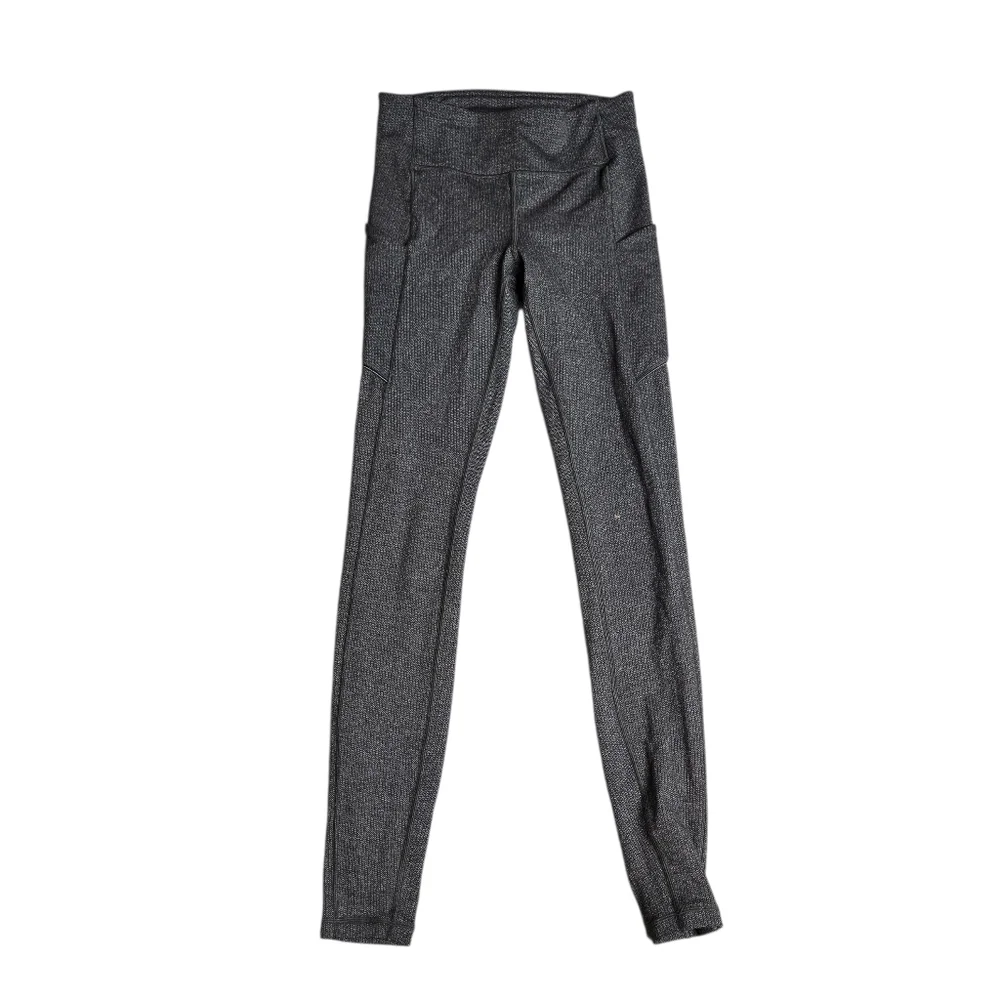 Lululemon Speed Up Tight Power Luxetreme‎ Variegated Knit Herringbone 4